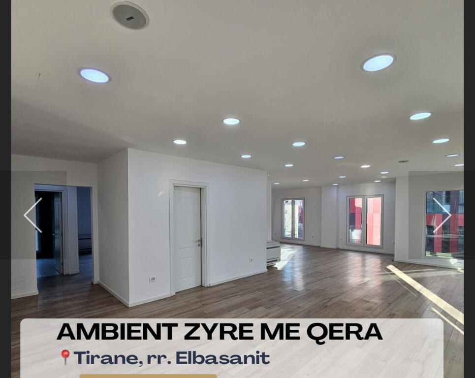 Jepet super zyre open space tek rr Elbasanit 