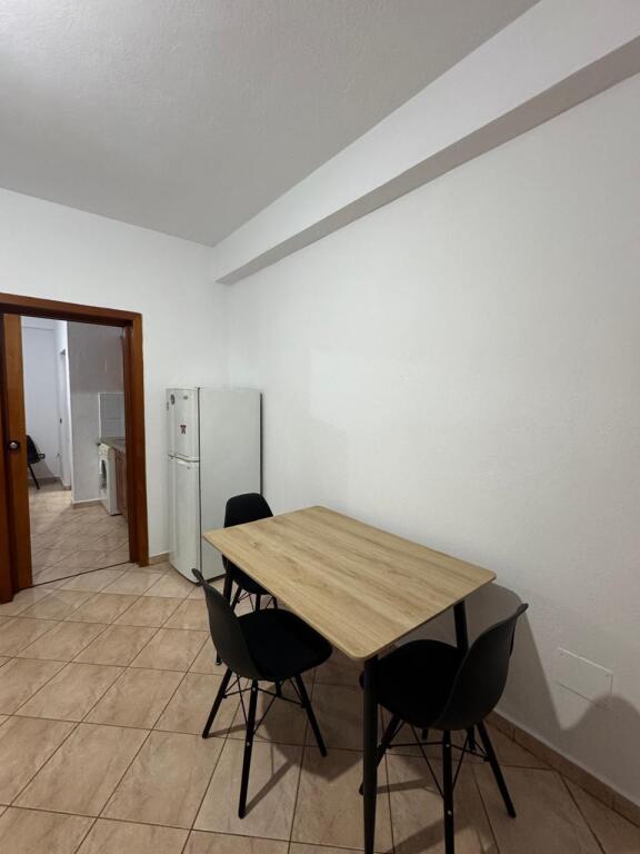 A 1+1 apartment is available for rent in Durres.