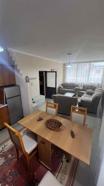A 1+1 apartment is available for rent in Don Bosco at the end of the street.