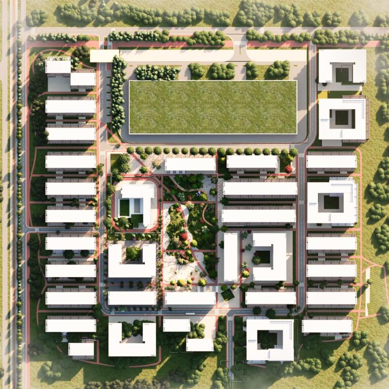For sale 2+1 apartment in Univers City, Tirana.