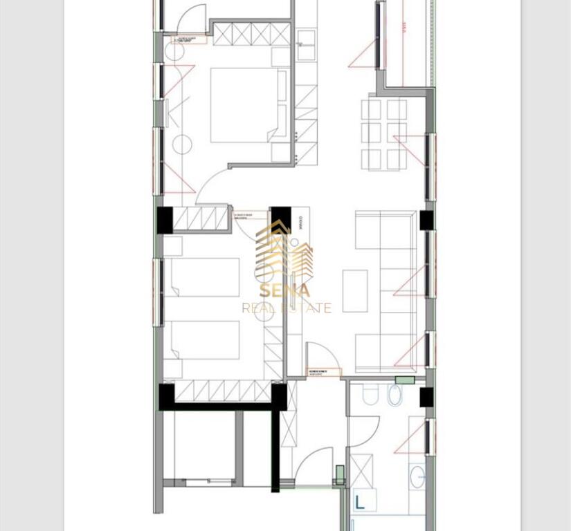 Shitet, Apartament 2+1+2, Rruga Dritan Hoxha, 235.200 Euro I DISKUTUESHEM-0692061134