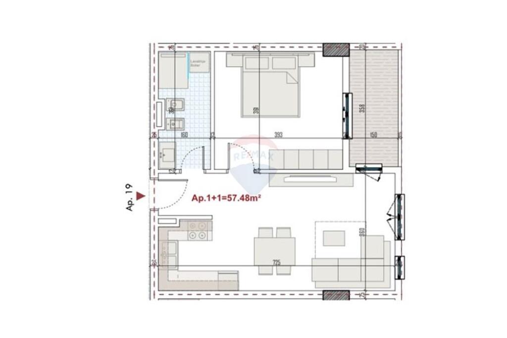 Okazion Apartament 1+1 per shitje ne Paskuqan !