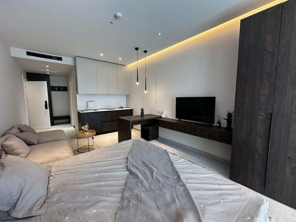 2 studios and 1 one-bedroom apartment are for sale in the Mine Peza Residence – an elite investment in one of the most modern residences in Tirana!
