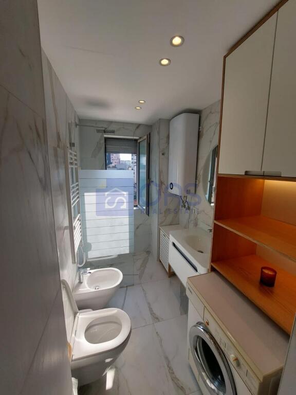 An apartment is available for rent 1+1 on Dibra Street for 680 euros.