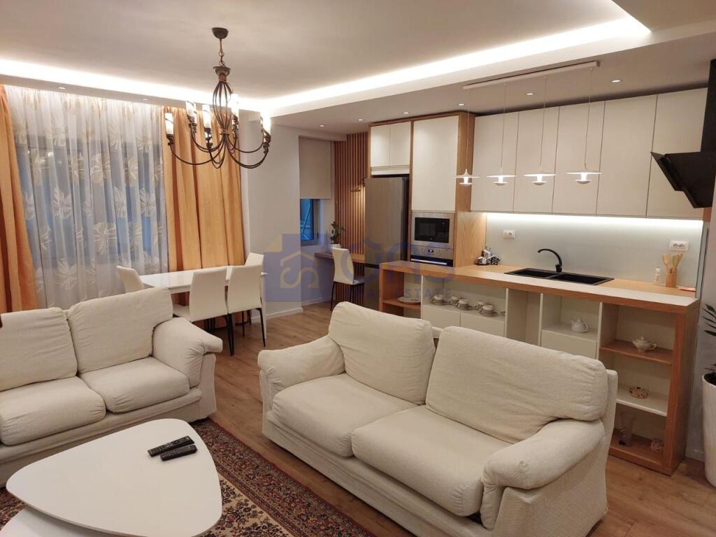 An apartment is available for rent 1+1 on Dibra Street for 680 euros.