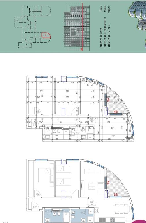 APARTMENT 2+1+2 FOR SALE AT ZOGU I ZI!