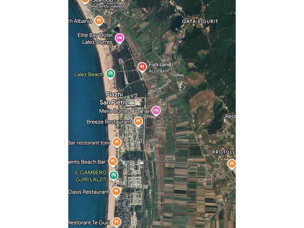 Shitet toke 1000m2 / 75000€ - Gjiri i Lalezit
