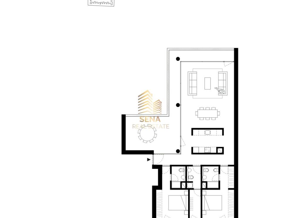 Shitet, Apartament 2+1+3WC+Blk+Tarracë, Mjull Bathore, 1750 Euro/m²-0692086212