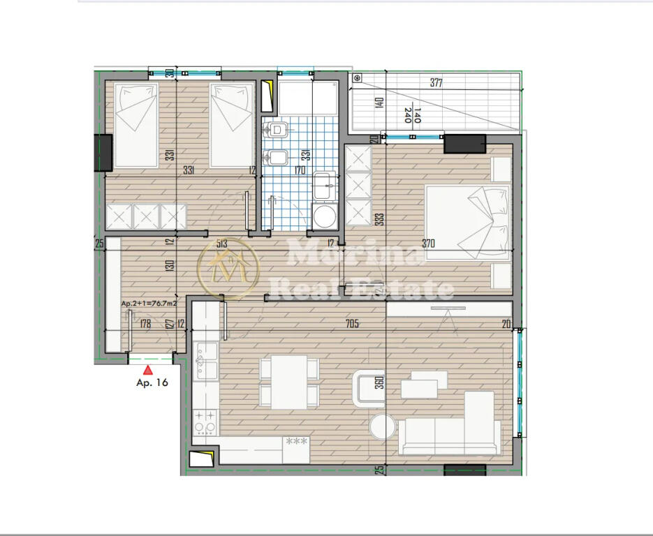 Sale, 2+1 apartment Univers City 83,000 Euro 0692040509