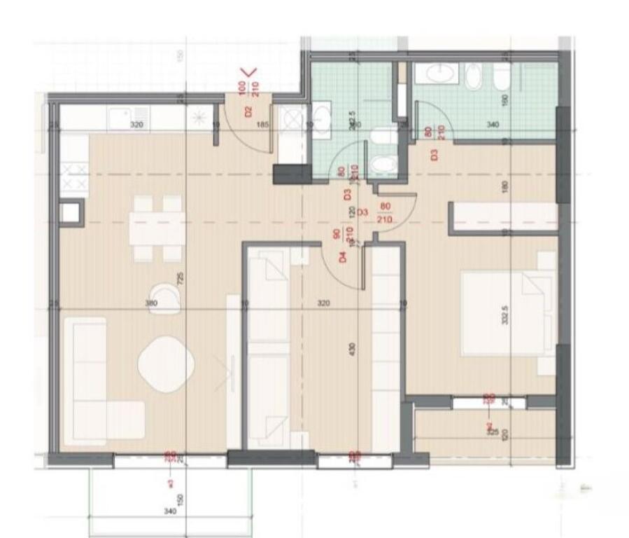 FOR SALE APARTMENT 2+1+2, FORMER AVIATION FIELD!