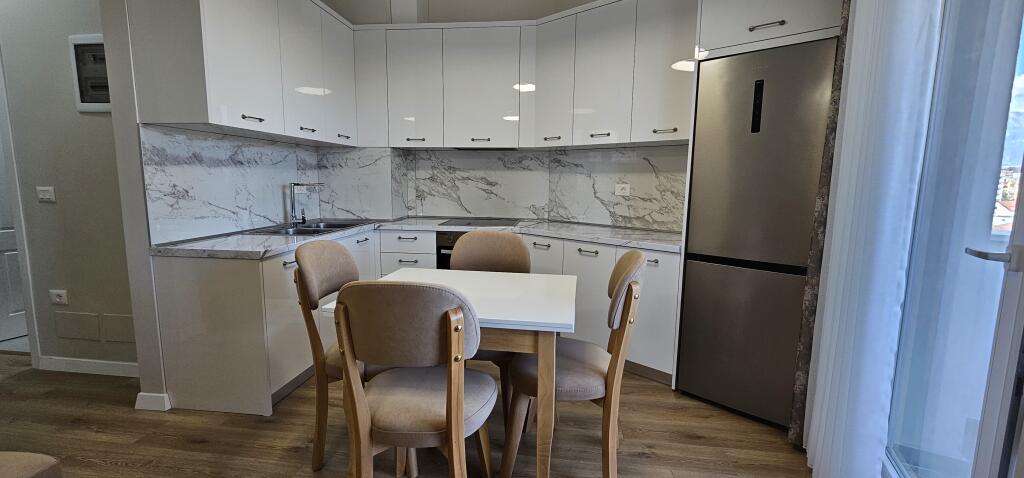 A 1-bedroom apartment with parking space is for rent.