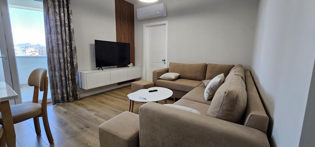 A 1-bedroom apartment with parking space is for rent.