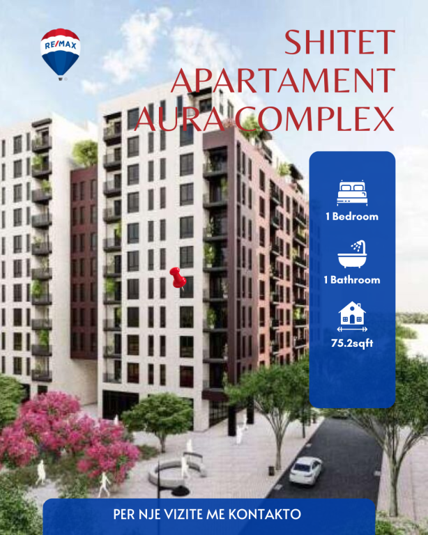 FOR SALE 1+1 APARTMENT AURA COMPLEX!