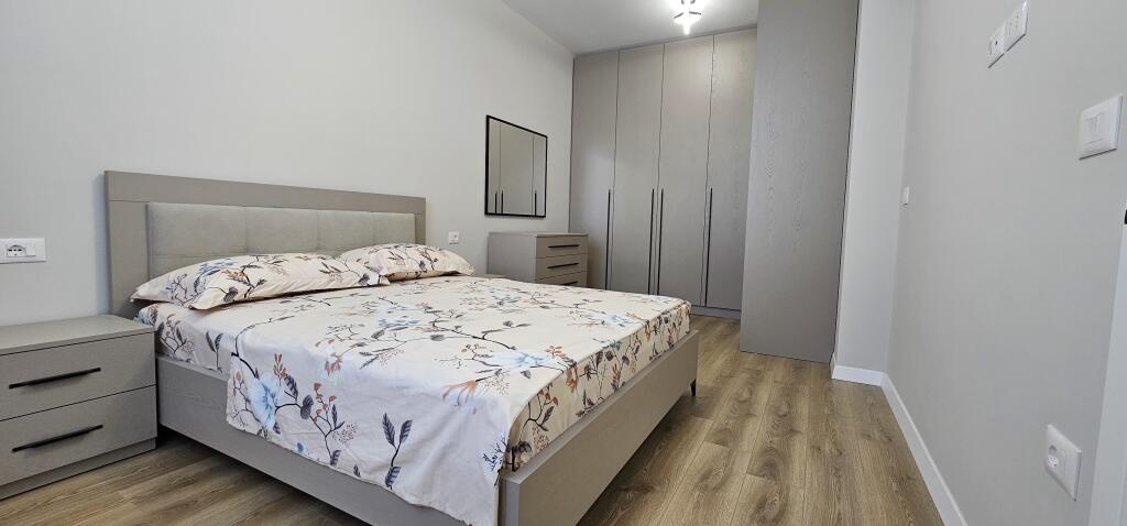 A 1-bedroom apartment with parking space is for rent.