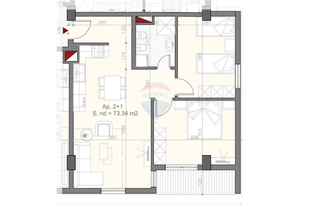 2+1 apartment for sale at Univers City