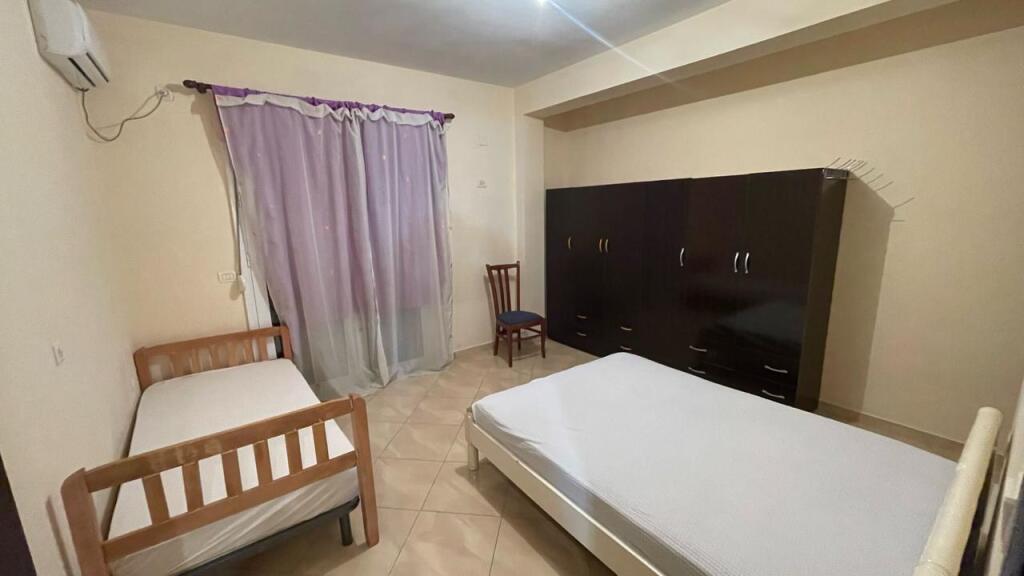 A 1+1 apartment is available for rent on Jordan Misja Street, Rreli Street.