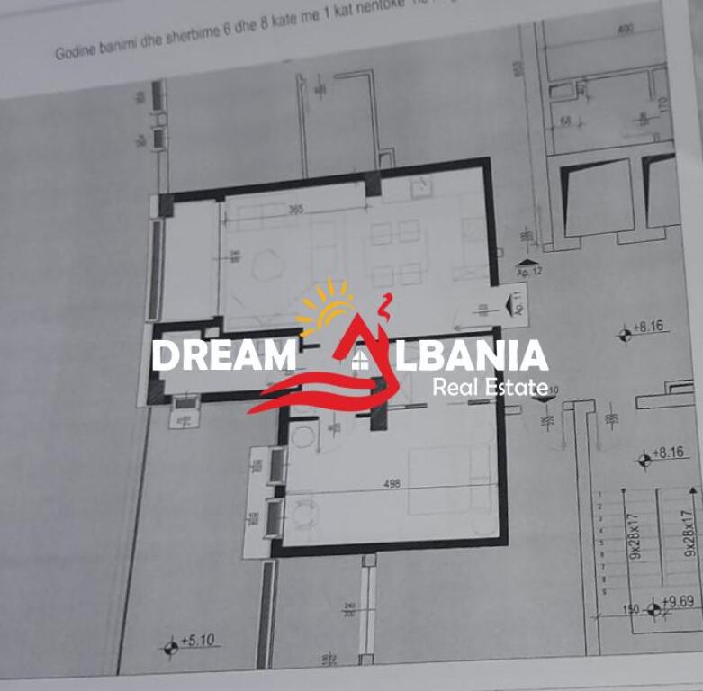 1+1 apartments for sale in the Astir area, near Artist in Tirana (ID 4111394)