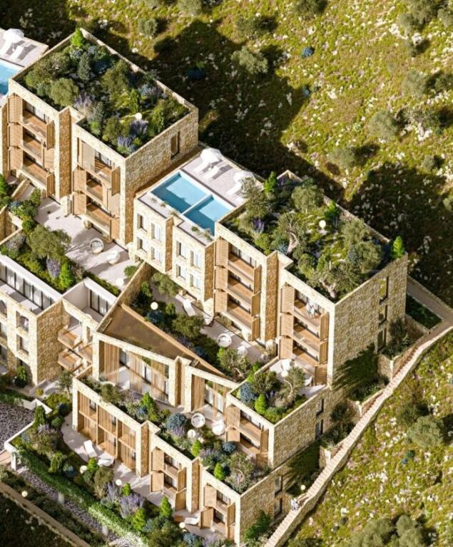 Apartment with sea view for sale in Himara.