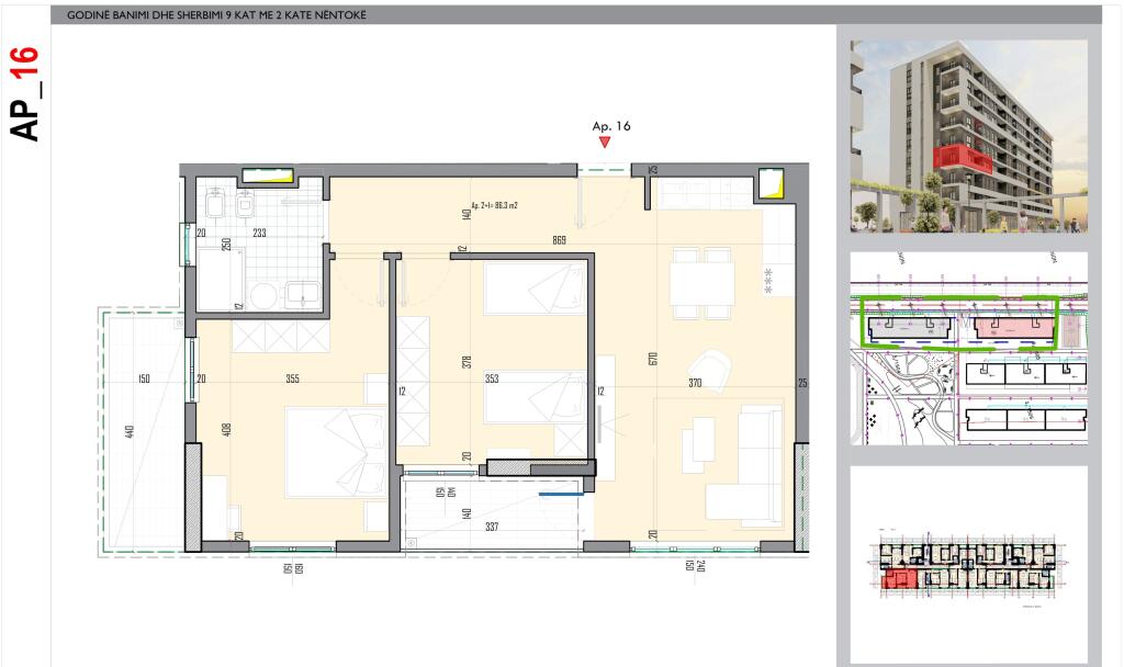 APARTMENT 2+1 FOR SALE IN THE UNIVERS CITY RESIDENTIAL COMPLEX