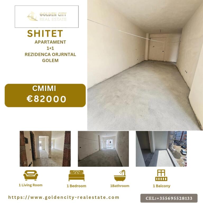 APARTMENT FOR SALE 1+1 | Oriental Residence – GOLEM | View from the POOL | €82,000