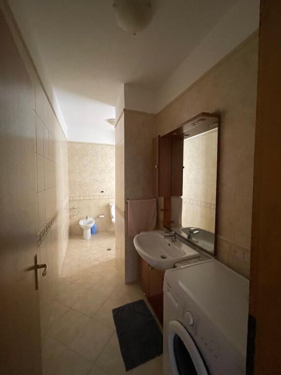 In the Blloku area, Nikolla Tupe Street offers a 2+1+2 furnished apartment for rent at 800 Euros (net).