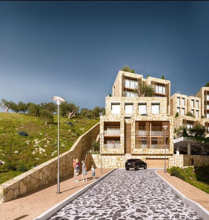 Apartment with sea view for sale in Himara.