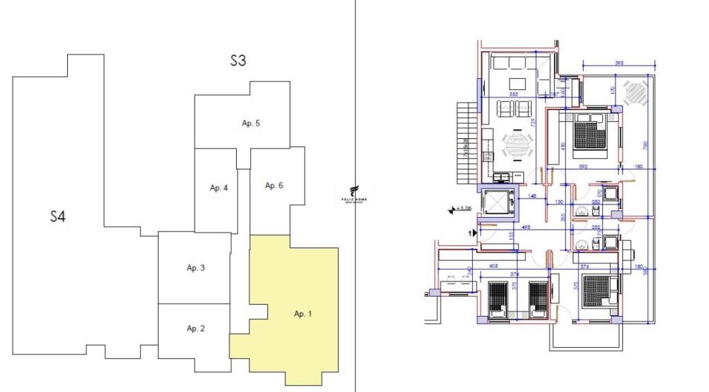 APARTMENT FOR SALE 3+1 IN SELITE 310,000 EURO