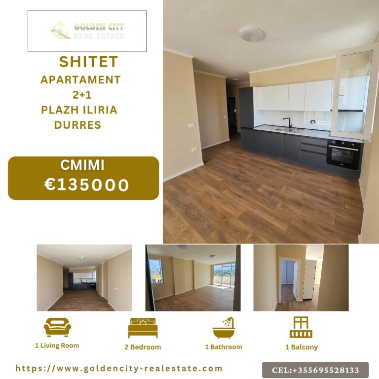 For sale: 2+1 apartment at the beach.