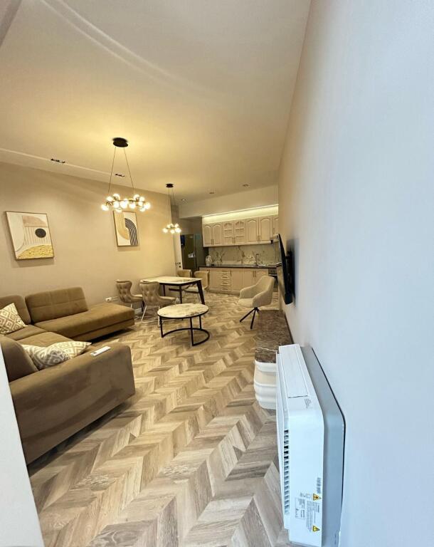 For rent 2+1 apartment with 2 bathrooms - in the center of Tirana, near the 9-story buildings