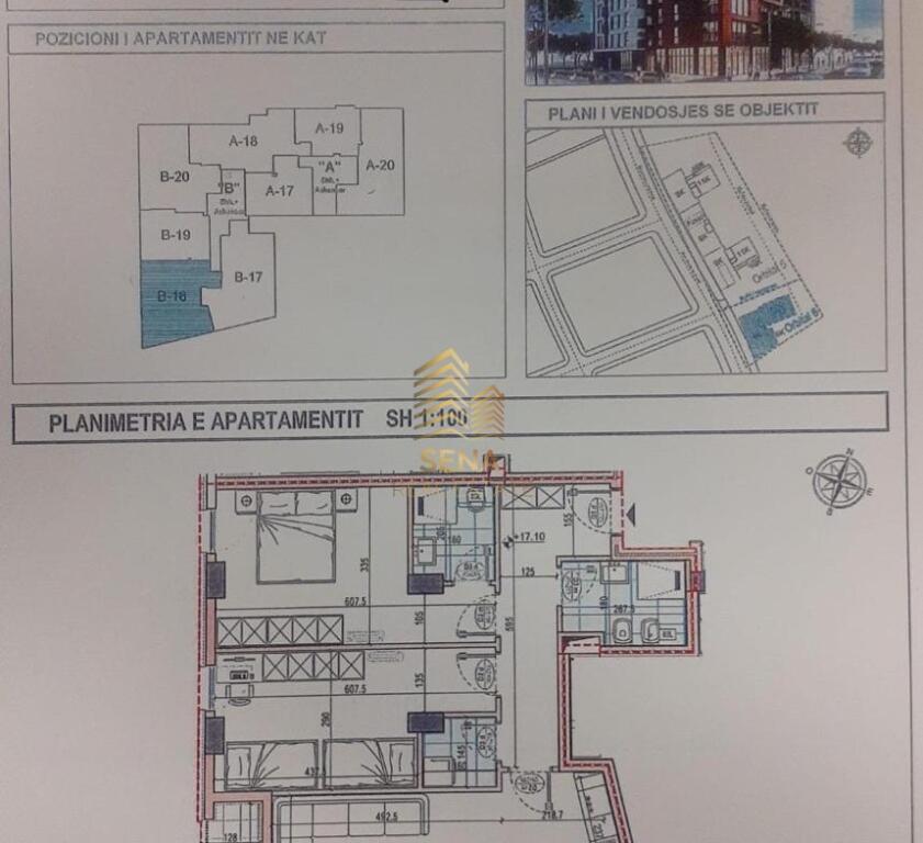 Shitet, Apartament 2+1+2 tualete+Blk, Bulevardi i ri, 
