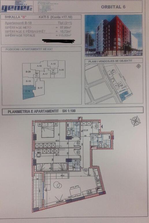For sale apartment 2+1+2 at the new boulevard, train station occasion