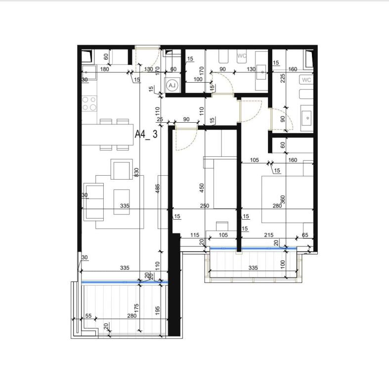 FOR SALE APARTMENT 2+1 WITH PARKING SPACE & DEPOSIT, GREEN COAST 2