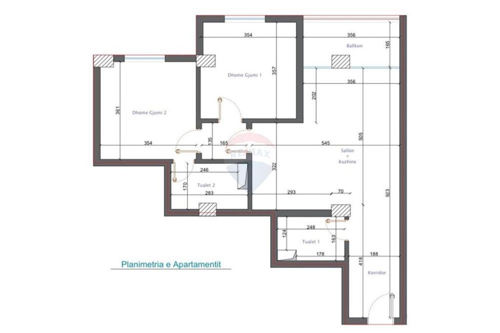 APARTAMENT 2+1+2 NE SHITJE TEK KOMUNA E PARISIT