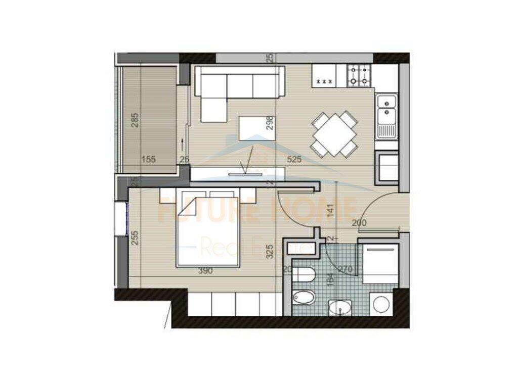 For sale, Apartment 1+1, Univers City Complex, Qtu.