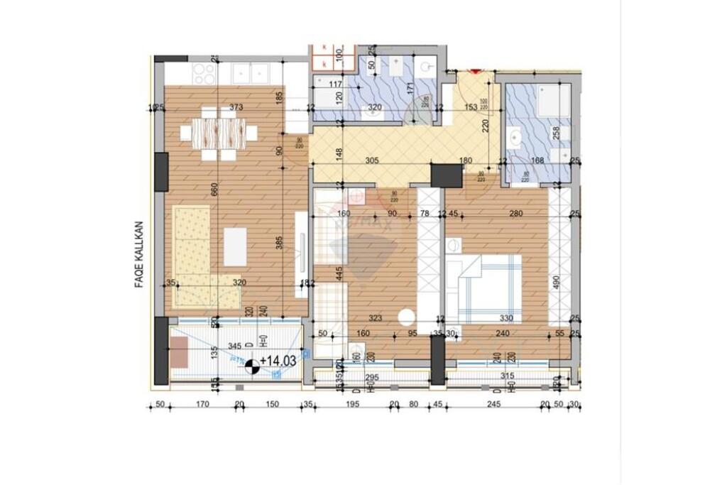 2+1+2 APARTMENT FOR SALE. The apartment is located in one of the newest buildings on Dritan Hoxha street.