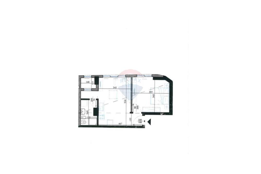 1+1 apartment for sale in Astir!