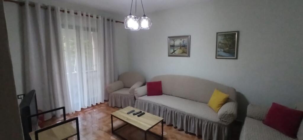 🏢Former Exhibition Albania Today, near the District Court of Tirana, an apartment 1+1, furnished, is for rent.