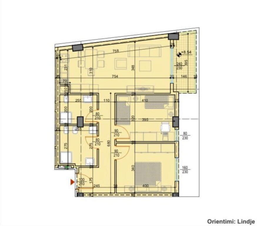 Appartamento in Vendita 2+1+2 presso l'ex Dogana (ID B120681) Tirana
