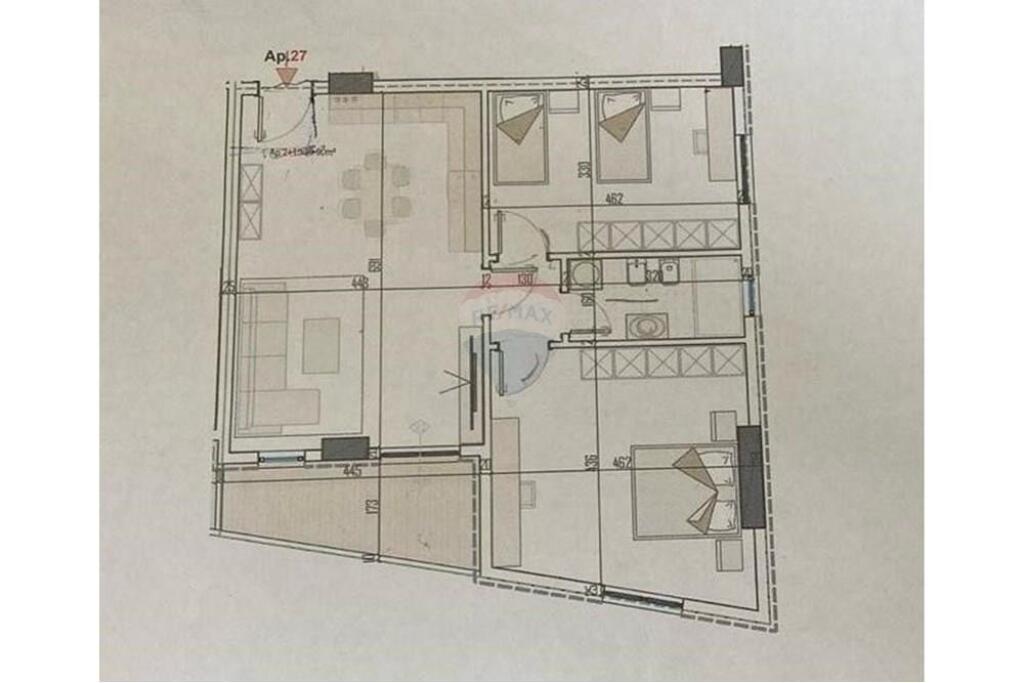 Shitet Apartament 2+1