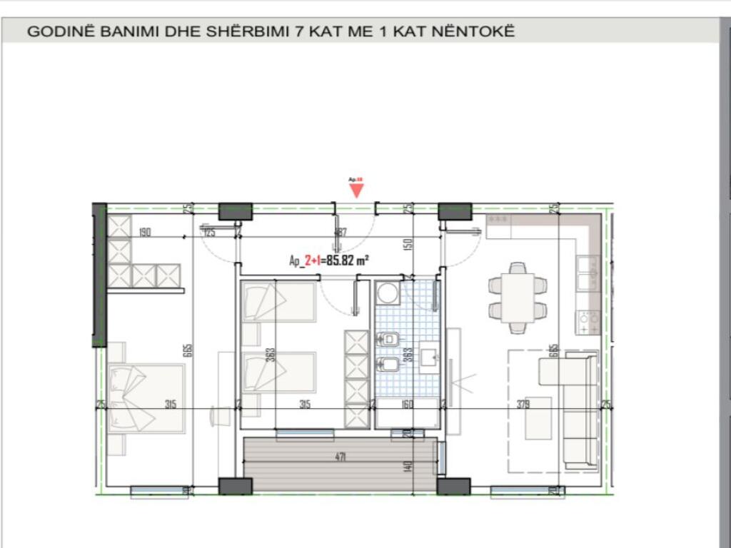 Apartment - For sale 2+1 - PASKUQAN