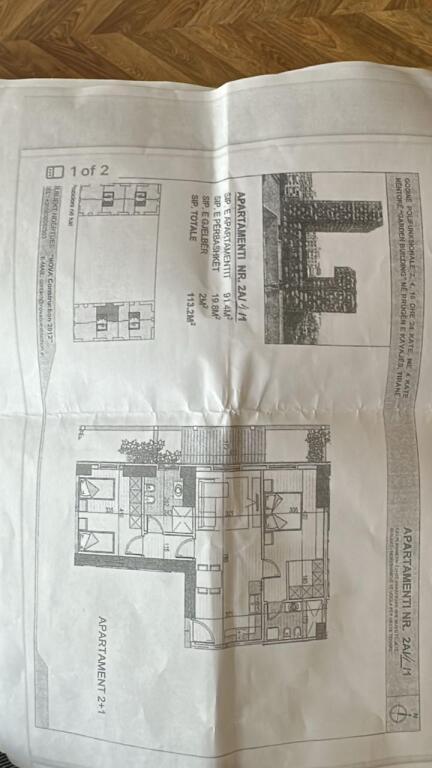 Super ambjent per zyra 2+1+2 tek Tirana Garden Building