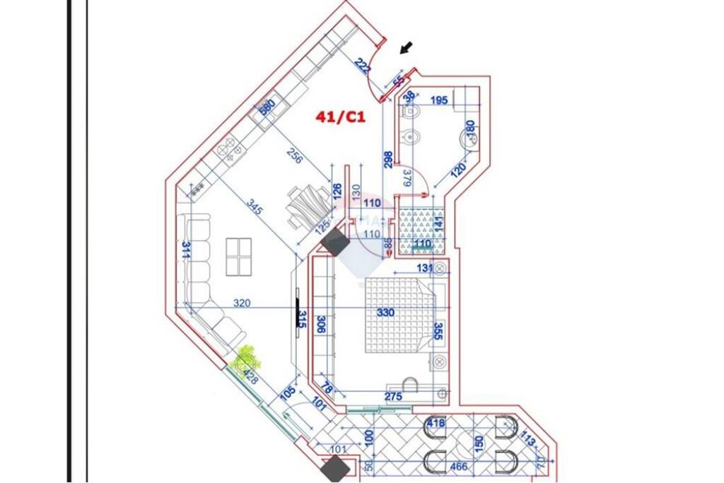 1+1 apartment for sale, Lungomare