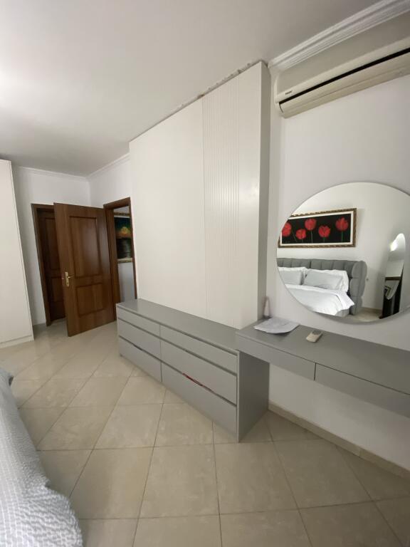 1+1, furnished, in the block.