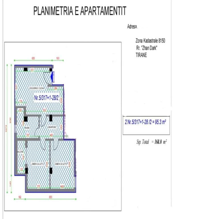 2+1 apartment for sale near Ismail Qemali school