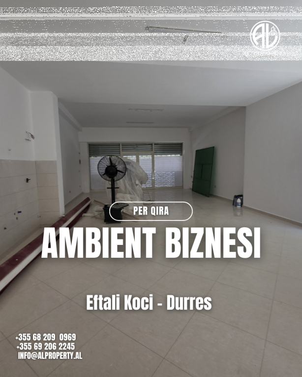 Business Space for Rent near Eftali Koci School - Durres