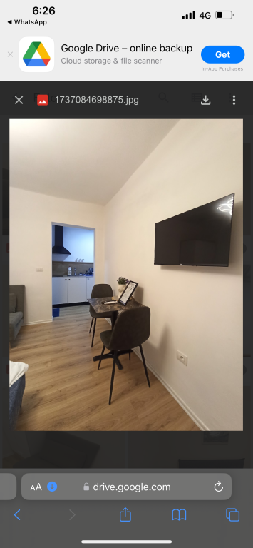 A studio apartment (large 1+1) is offered at 21 December.