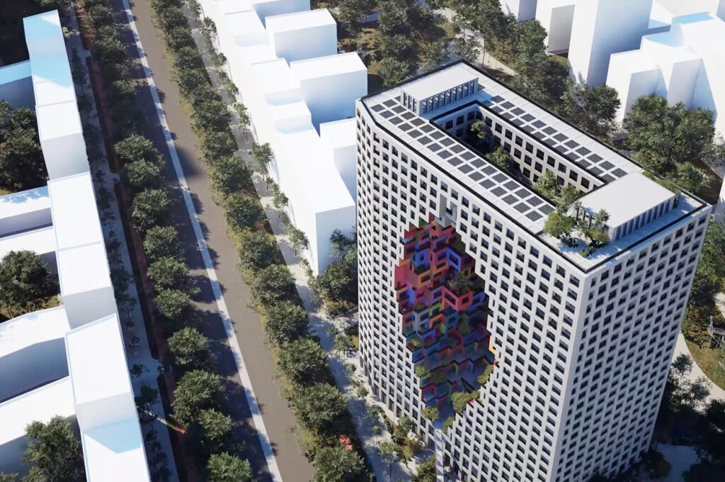 2+1 apartment on Tirana Boulevard for sale near the Old Train Station, Tirana