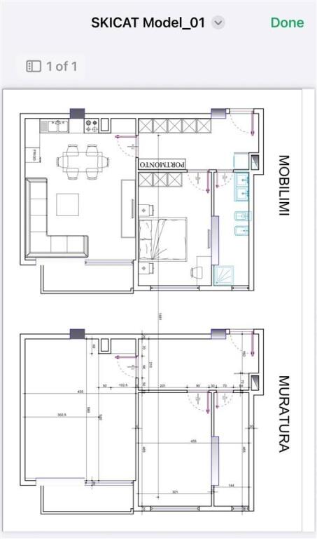Apartment for sale 1+1 at Cabej buildings, Misto Mame