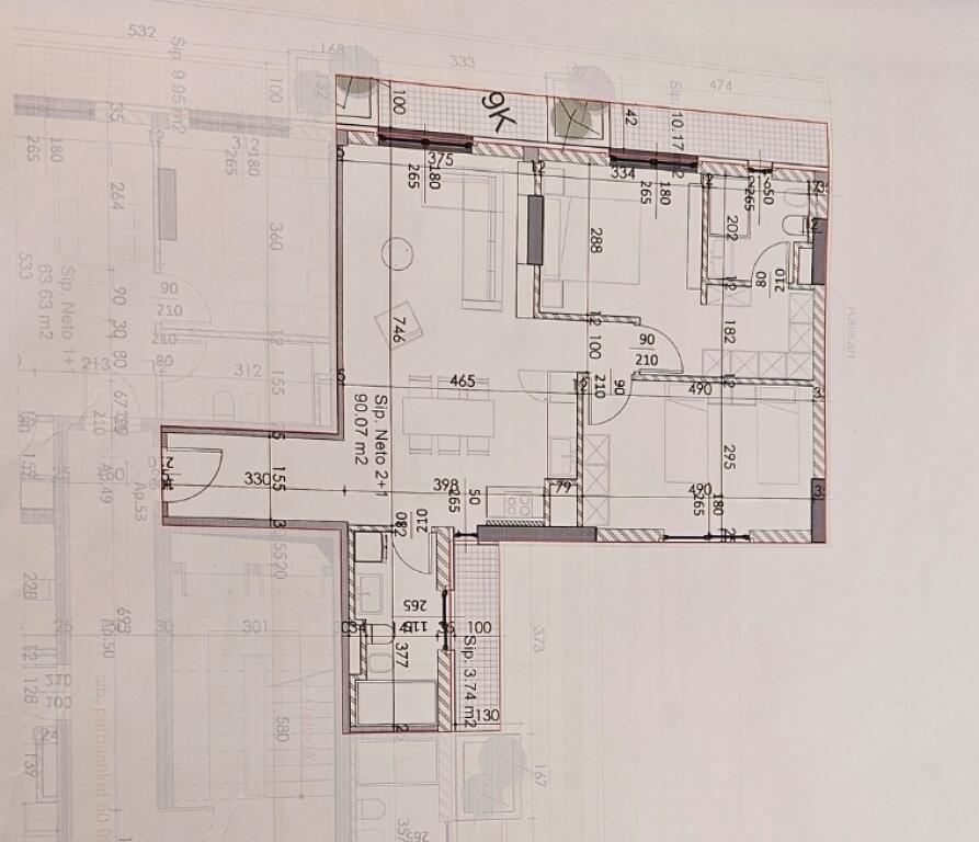 OCCASION, LAST APARTMENTS!!! Apartment for sale 2+1+2+Veranda in Laprake!!