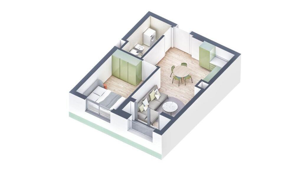 ‼️We are selling a 1+1 apartment at the Kaimi complex, Ali Dem‼️